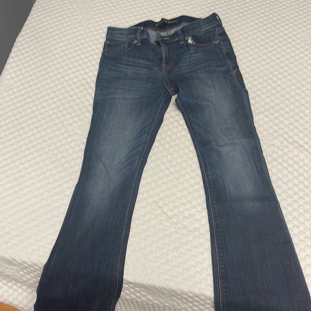 Gently used express jeans SLIM FLARE